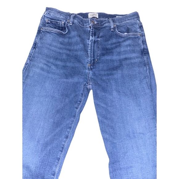 Citizens of Humanity Lilah Flare Jean Size 30 Blue Denim Casual 70s - Picture 3 of 9